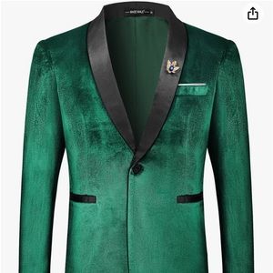Men’s velvet blazer